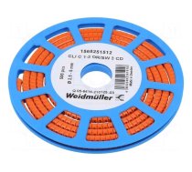 Markers | Marking: 3 | 2.5÷5mm | PVC | orange | -30÷80°C | leaded | CLI C