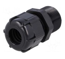 Cable gland | with long thread | PG13,5 | IP68 | polyamide | black