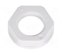 Nut | M12 | polyamide | UL94V-2 | 17mm | light grey | -20÷100°C