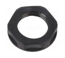 Nut | M16 | polyamide | black | -20÷90°C | Thread: metric | Pitch: 1.5