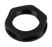 Nut | M20 | polyamide | 26mm | black | Thread: metric | Pitch: 1.5