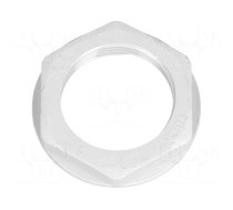 Nut | M25 | polyamide | 32mm | grey | Pitch: 1.5