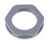 Nut | PG11 | polyamide | 24mm | dark grey | -40÷100°C | Thread: PG