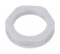 Nut | PG11 | polyamide | UL94V-2 | 24mm | light grey | -20÷100°C