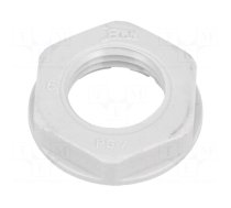 Nut | PG7 | polyamide | 19mm | grey