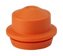 Grommet | elastomer thermoplastic TPE | orange | 9÷17mm | IP65,IP66