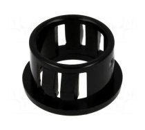 Grommet | Ømount.hole: 15.9mm | Øhole: 12.7mm | black