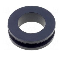 Grommet | Ømount.hole: 18mm | Øhole: 14mm | rubber | black