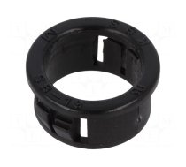 Grommet | Ømount.hole: 19.1mm | Øhole: 15.8mm | black