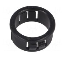 Grommet | Ømount.hole: 22.2mm | Øhole: 18.9mm | black