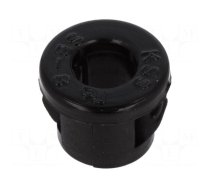 Grommet | Ømount.hole: 7.9mm | Øhole: 5.1mm | black