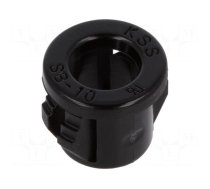 Grommet | Ømount.hole: 9.5mm | Øhole: 6.4mm | black