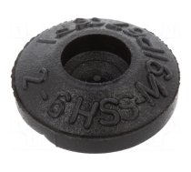 Grommet | Ømount.hole: 9mm | elastomer thermoplastic TPE | black