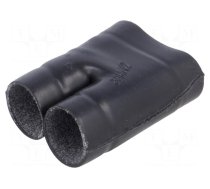 Cable breakout | glued | 13.2mm | black | elastomer crosslinked | T