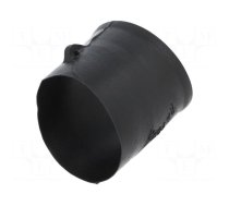 Heat shrink boot | glueless,angular | 13mm | black | -75÷150°C