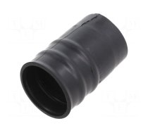 Heat shrink boot | glueless,straight | 22mm | L: 99mm | black | RAYCHEM