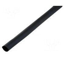 Heat shrink sleeve | glued | 3: 1 | 19.1mm | L: 1m | black | polyolefine