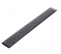 Heat shrink sleeve | glueless | 2: 1 | 19mm | L: 1m | black | polyolefine