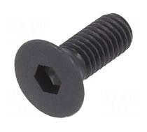 Screw | M3x8 | 0.5 | Head: countersunk | hex key | HEX 2mm | steel