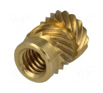 Threaded insert | brass | without coating | M4 | BN 1052 | L: 8.2mm