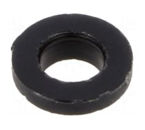 Washer | round | D=3.38÷3.48mm | h=0.79mm | polyamide | black