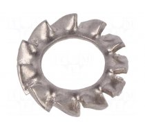 Washer | round | D=8mm | A2 stainless steel | DIN 6798A | BN 675