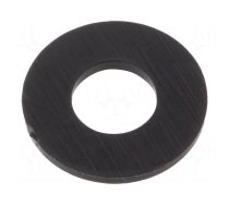 Washer | round | M3 | D=7mm | h=0.5mm | polyamide | black