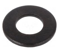 Washer | round | M4 | D=9mm | h=0.8mm | steel | Plating: black finish