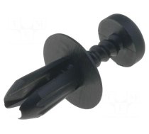 Rivet | polyamide | L.rivet: 11mm | Panel cutout diam: 5mm | black