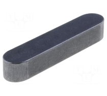 Parallel key | DIN 6885 | carbon steel | W: 3mm | H: 3mm | L: 36mm