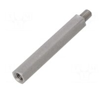 Screwed spacer sleeve | 50mm | Int.thread: M5 | Ext.thread: M5