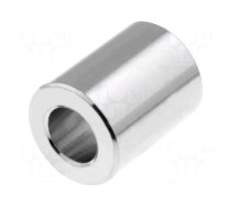 Spacer sleeve | 12mm | cylindrical | brass | nickel | Out.diam: 4mm