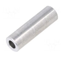 Spacer sleeve | 20mm | cylindrical | aluminium | Out.diam: 6mm