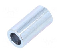 Spacer sleeve | 20mm | cylindrical | steel | zinc | Out.diam: 10mm