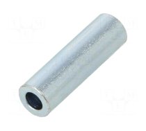 Spacer sleeve | 20mm | cylindrical | steel | zinc | Out.diam: 6mm
