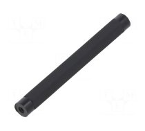 Screwed spacer sleeve | hexagonal | polyamide | M2 | L: 45mm | black