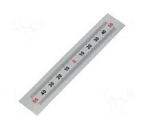 Ruler | figures horizontally arranged,self-adhesive | W: 11mm