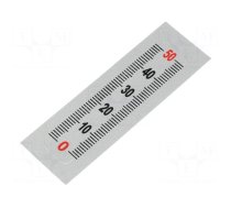 Ruler | figures vertically arranged,self-adhesive | W: 11mm