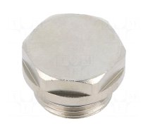 Hexagon head screw plug | with seal | nickel plated brass