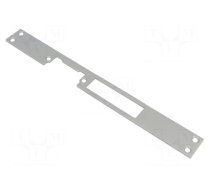 Frontal plate | for electromagnetic lock | grey | steel