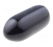 Cap | Body: black | Øint: 2.6mm | Mat: PVC Soft | L: 7mm