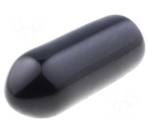 Cap | Body: black | Øint: 3.2mm | Mat: PVC Soft | L: 10mm