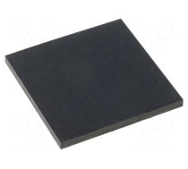 Self-adhesive foot | H: 1.5mm | black | rubber | W: 19.7mm | L: 20mm