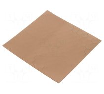 Self-adhesive foot | H: 1.6mm | brown | polyurethane | Dim: 11x11mm