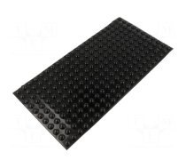 Self-adhesive foot | Ø: 11.2mm | H: 5.1mm | black | polyurethane