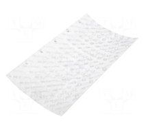 Self-adhesive foot | Ø: 6.4mm | H: 1.6mm | transparent | polyurethane