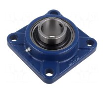 Bearing: bearing unit | adjustable grip,with square flange | 40mm