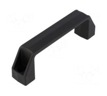 Holder | technopolymer PP | black | H: 45mm | L: 150mm | W: 27mm | F2: 1.3kN