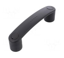 Holder | polypropylene | black | H: 45mm | L: 150mm | W: 28mm | F2: 1kN