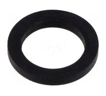 Gasket | NBR rubber | Thk: 2mm | Øint: 11.7mm | NPT1/4" | black | Entrelec